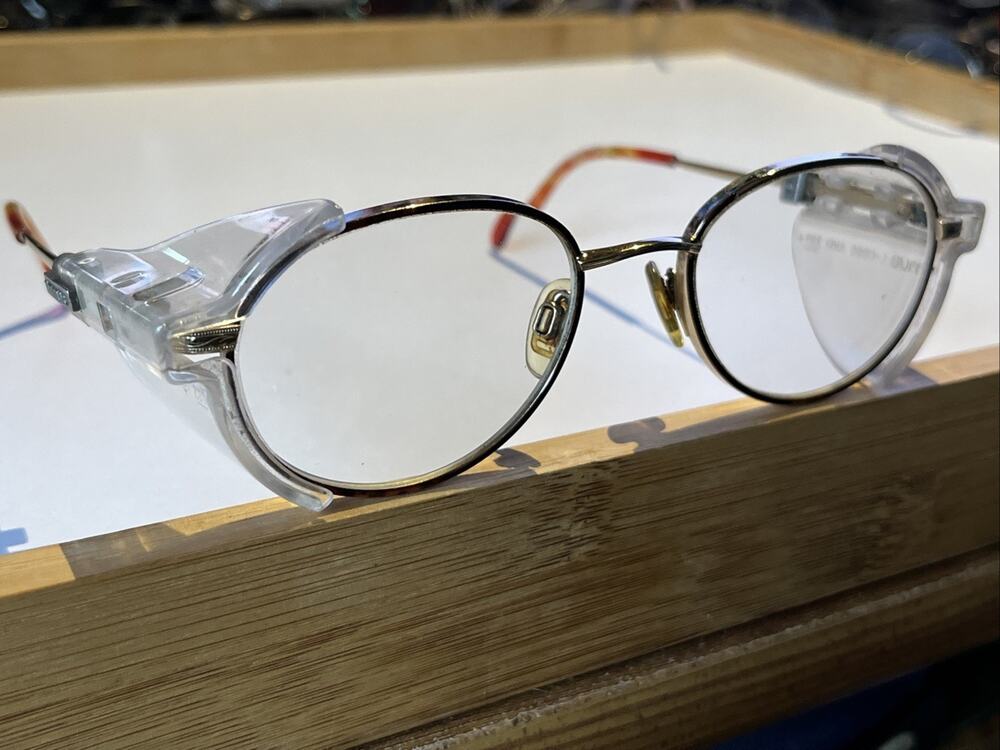 titmus Vintage Eyewear z87 tor cs96 Safety Eyeglasses 52-20 Metal Frames Only